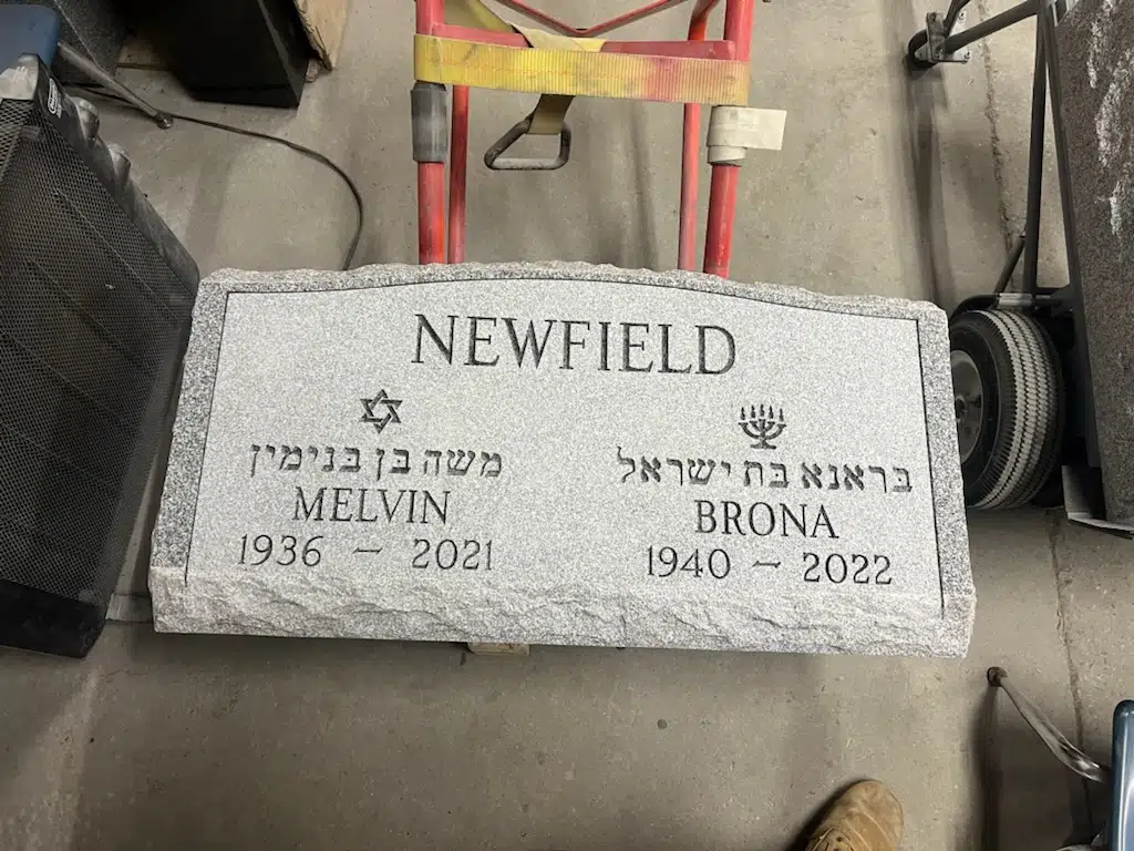Granite Unique Headstone hand-carved by Unique Memorials in NJ — image 3