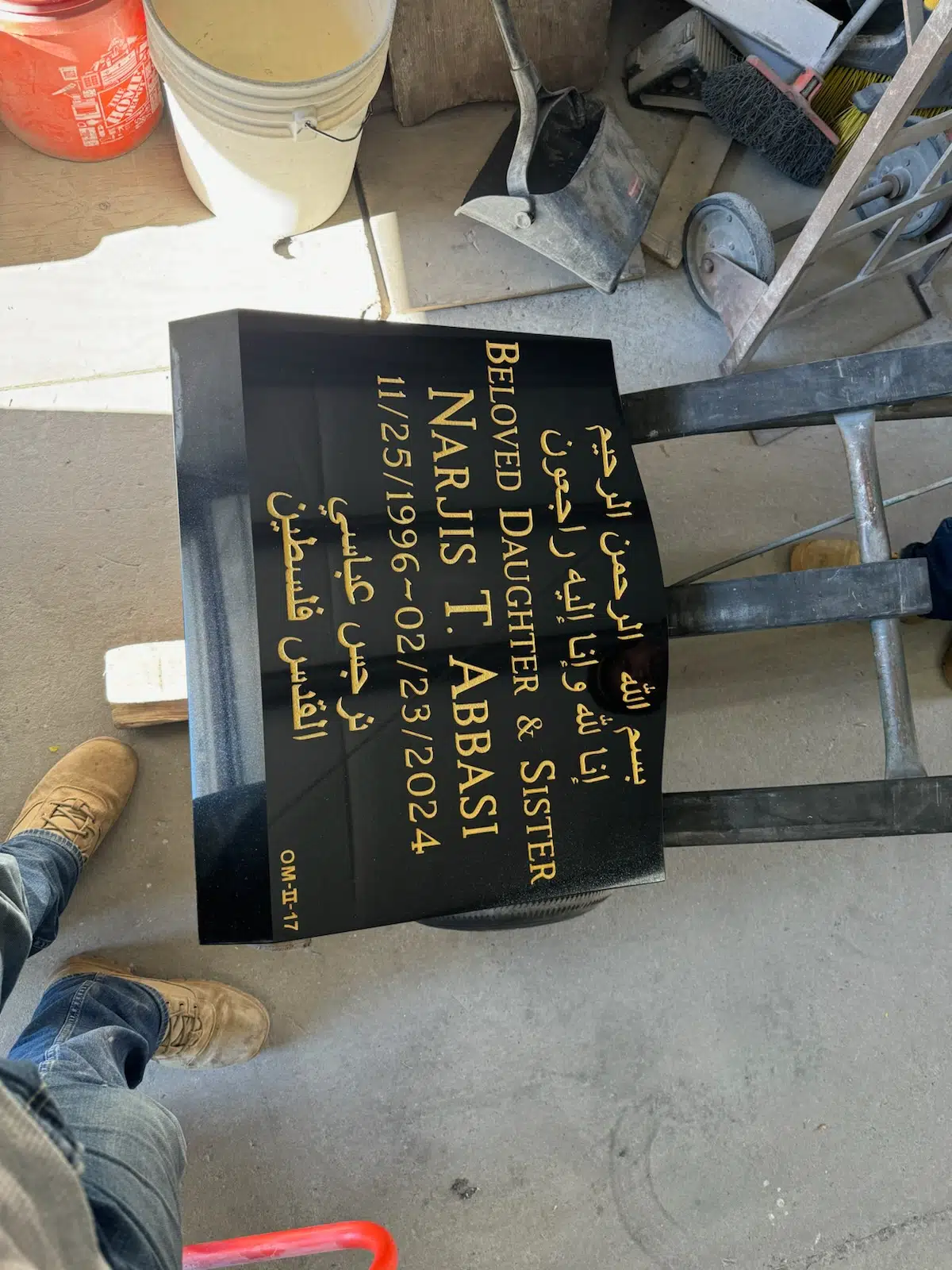 Granite Unique Headstone hand-carved by Unique Memorials in NJ — image 9